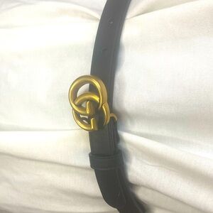 NEVER USED NWOT GG Marmont thin size belt with dustbag